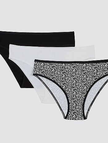 Lot culotte x3 coton bio Geraldine - RougeGorge Lingerie