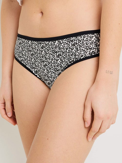Lot culotte x3 coton bio Geraldine - RougeGorge Lingerie - Kiabi