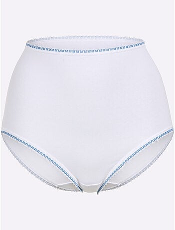 Lot de 10 - Culotte Taille Haute Jersey Fin - Taille Standard - Witt