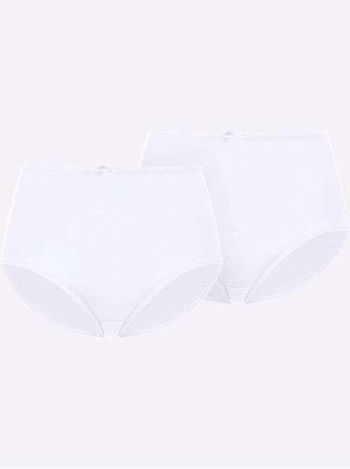Lot de 10  - Slip Taille Haute Jersey Fin - Taille Standard - Witt - Kiabi