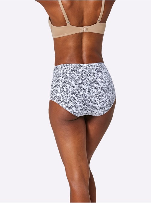 Lot de 10  - Slip Taille Haute Jersey Fin - Taille Standard - Witt - Kiabi