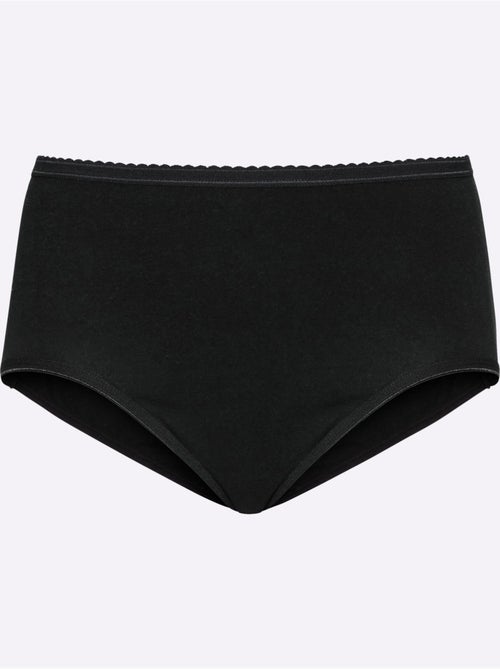 Lot de 10  - Slip Taille Haute Jersey Fin - Taille Standard - Witt - Kiabi