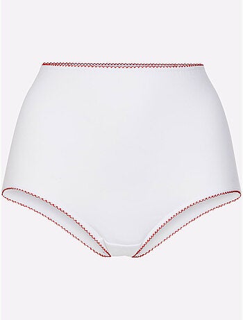Lot de 10 - Slip Taille Haute Jersey Fin - Taille Standard - Witt