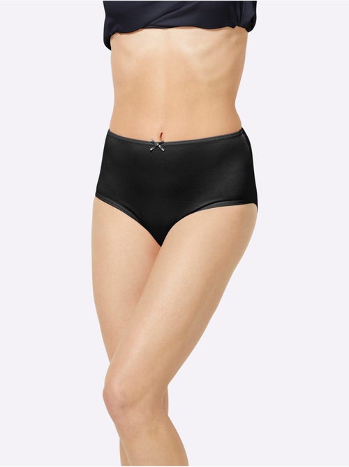 Lot de 10  - Slip Taille Haute Jersey Fin - Taille Standard - Witt - Kiabi