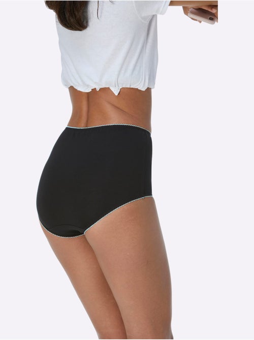 Lot de 10  - Slip Taille Haute Jersey Fin - Taille Standard - Witt - Kiabi