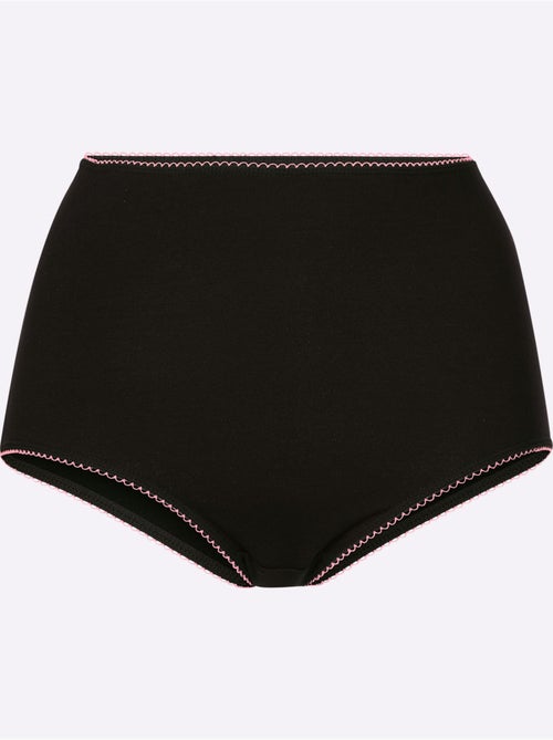 Lot de 10  - Slip Taille Haute Jersey Fin - Taille Standard - Witt - Kiabi
