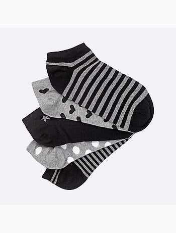 Lot de 10 - socquettes pour femme qualité coton - taille standard - witt