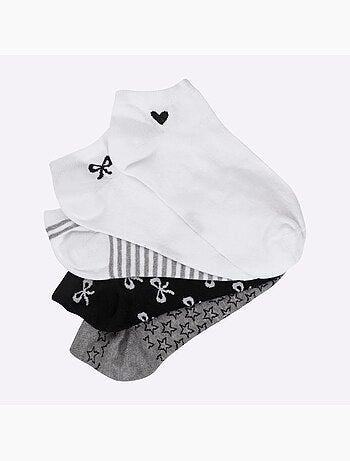 Lot de 10 - socquettes pour femme qualité coton - taille standard - witt