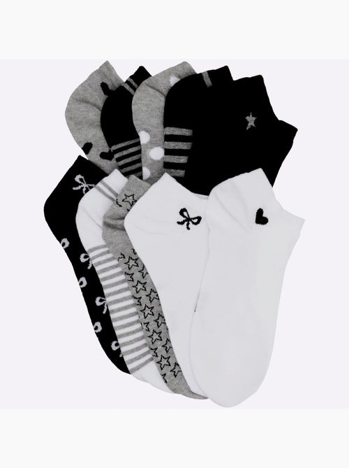 Lot de 10  - socquettes pour femme qualité coton - taille standard - witt - Kiabi