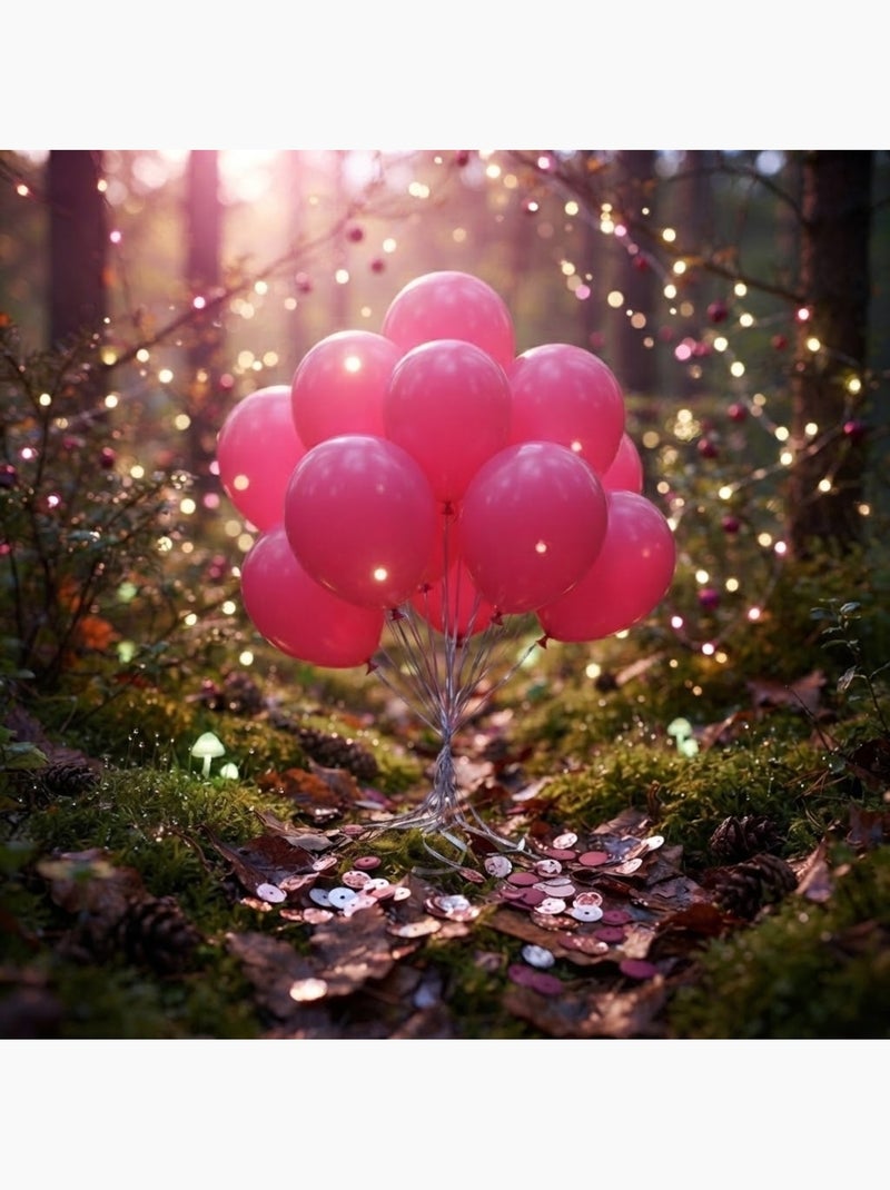 Lot de 10 ballons gonflables uni Rose - Kiabi