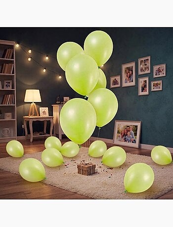 Lot de 10 ballons gonflables uni