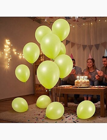 Lot de 10 ballons gonflables uni