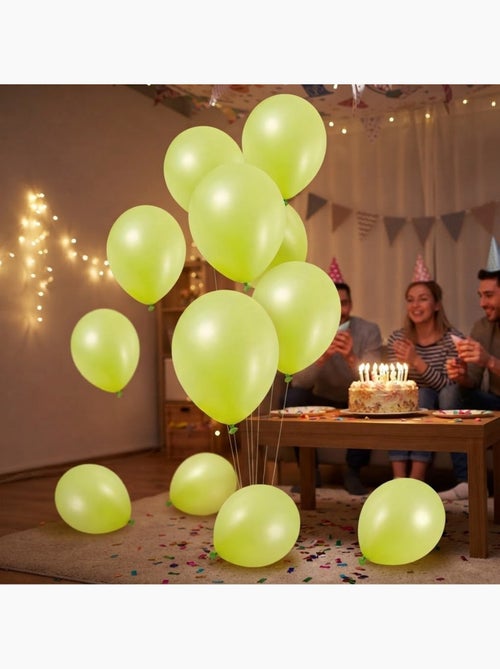 Lot de 10 ballons gonflables uni - Kiabi Lot de 10 ballons gonflables uni - Kiabi