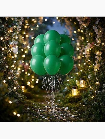 Lot de 10 ballons gonflables uni