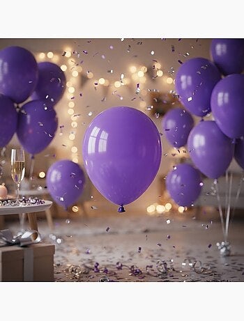 Lot de 10 ballons gonflables uni