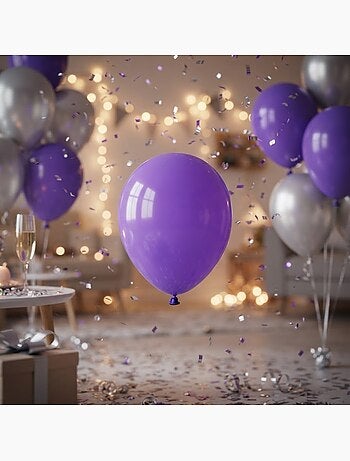 Lot de 10 ballons gonflables uni