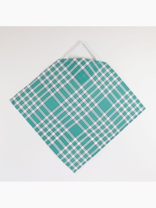 Lot de 10 bavoirs coton carreaux vichy CLEAN - Kiabi