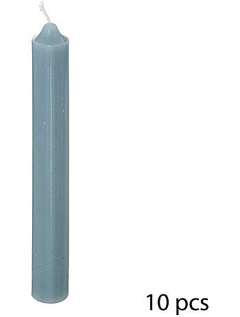 Lot de 10 bougies bâtons HUGO