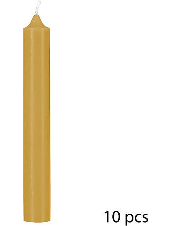 Lot de 10 bougies bâtons HUGO