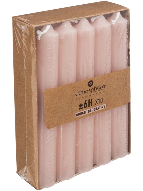 Lot de 10 bougies bâtons HUGO - Kiabi