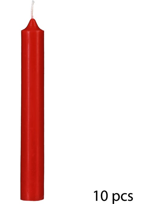 Lot de 10 bougies bâtons HUGO - Kiabi