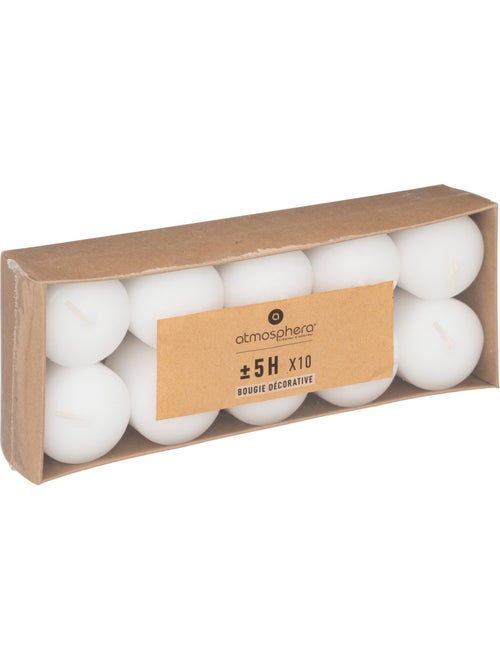 Lot de 10 bougies MANY - Kiabi Lot de 10 bougies MANY - Kiabi