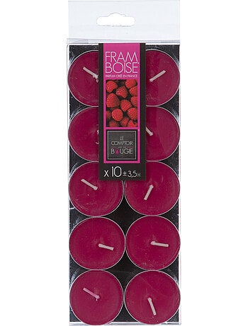 Lot de 10 bougies parfumées NINA