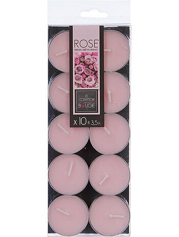 Lot de 10 bougies parfumées NINA