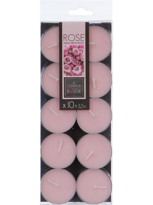 Lot de 10 bougies parfumées NINA - Kiabi
