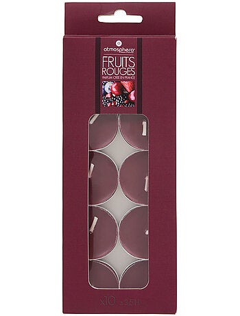 Lot de 10 bougies parfumées NINA