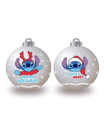 Lot de 10 Boules de Noël - Disney Lilo & Stitch