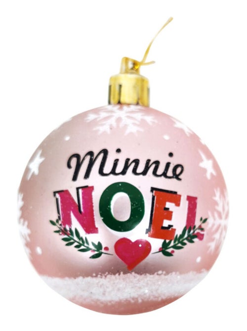 Lot de 10 Boules de Noël - Disney Minnie - Rose - 6 cm - Kiabi