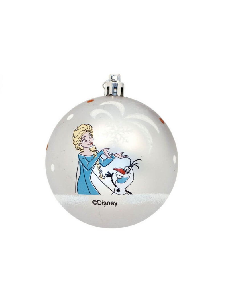 Lot de 10 boules de Noël argentées 6cm - La Reine des Neiges II Gris - Kiabi