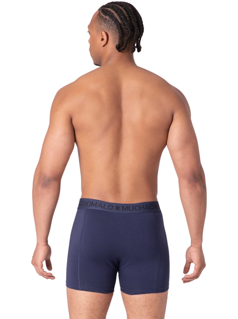 Lot de 10 boxers homme Muchachomalo Bleu Noir - Kiabi