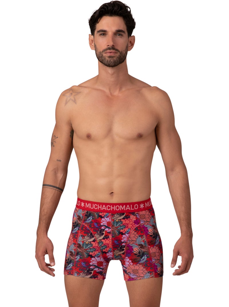 Lot de 10 boxers homme Muchachomalo Bleu Noir - Kiabi