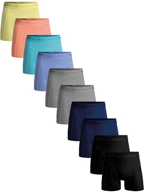 Lot de 10 boxers homme Muchachomalo - Kiabi