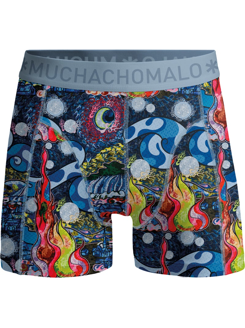 Lot de 10 boxers homme Muchachomalo Noir / Bleu / Vert - Kiabi