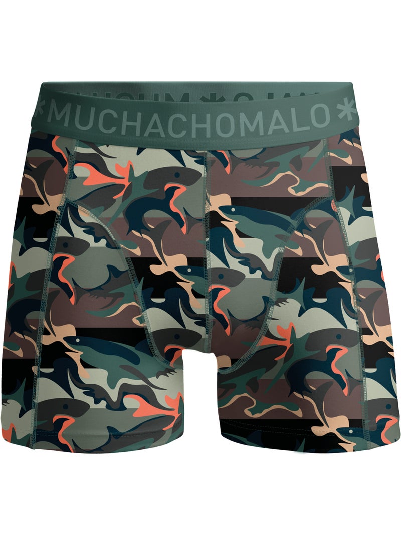 Lot de 10 boxers homme Muchachomalo Noir / Bleu / Vert - Kiabi