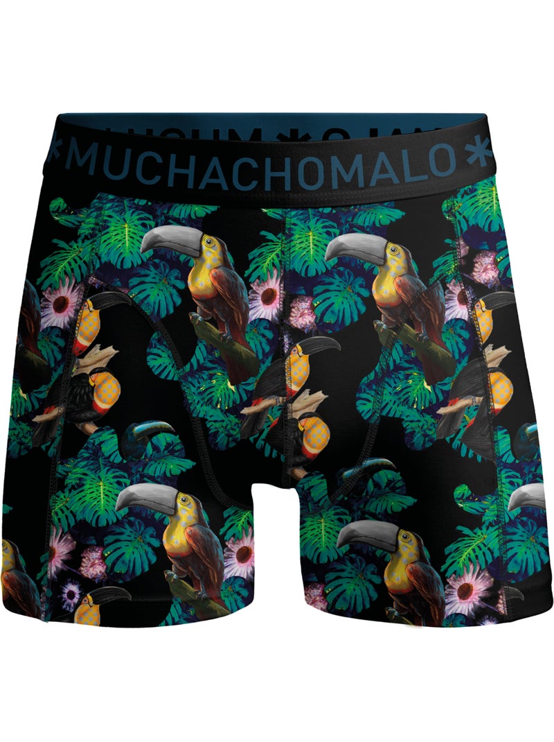 Lot de 10 boxers homme Muchachomalo Noir / Bleu / Vert - Kiabi