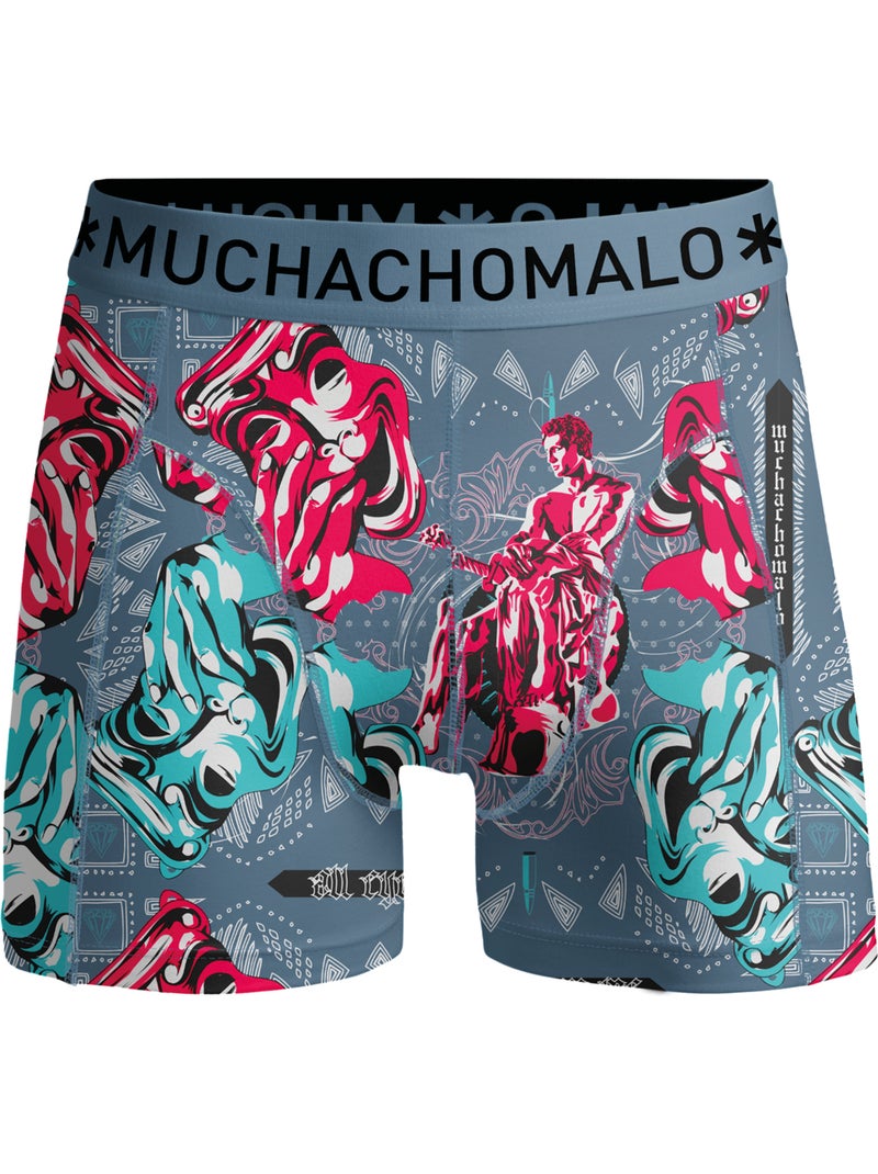Lot de 10 boxers homme Muchachomalo Noir / Bleu / Vert - Kiabi