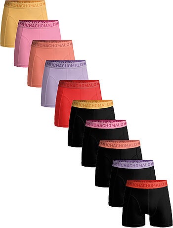 Lot de 10 boxers homme Muchachomalo
