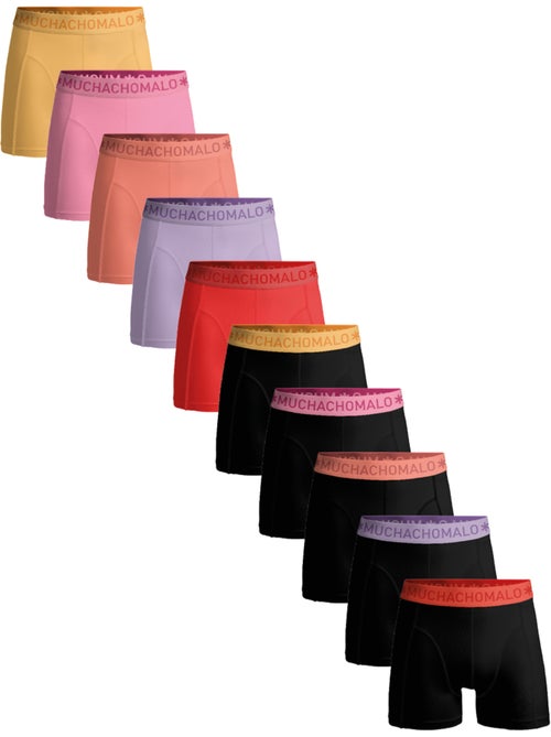 Lot de 10 boxers homme Muchachomalo - Kiabi Lot de 10 boxers homme Muchachomalo - Kiabi