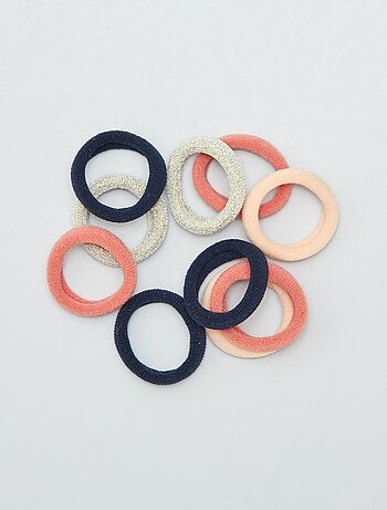 Lot de 10 chouchous élastiqués