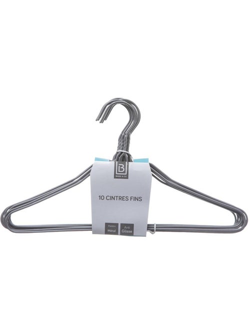 Lot de 10 cintres fin hang'up - Kiabi Lot de 10 cintres fin hang'up - Kiabi