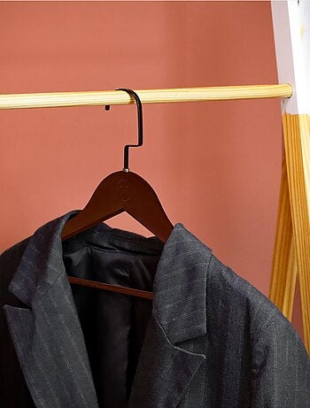 Lot de 10 cintres pour vêtements adulte premium + avec crochet pivotant à 360° - Vivezen