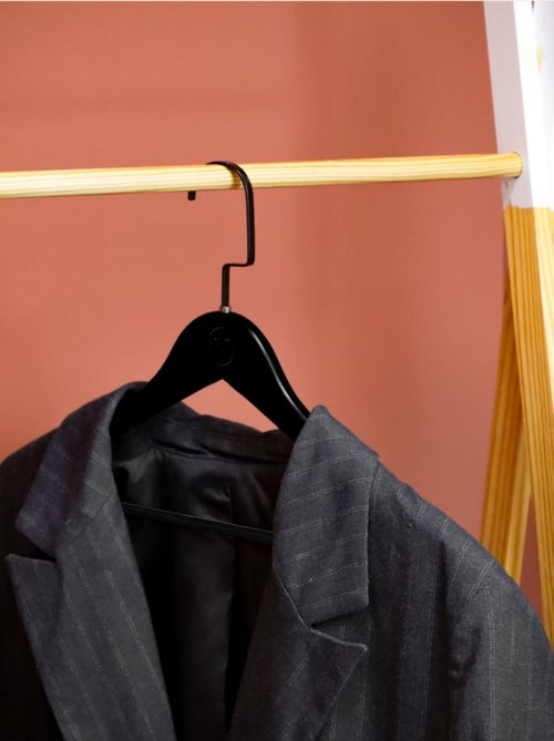Lot de 10 cintres pour vêtements adulte premium + avec crochet pivotant à 360° - Vivezen - Kiabi