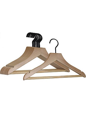 Lot de 10 cintres pour vêtements enfant premium avec crochet pivotant à 360° - Vivezen
