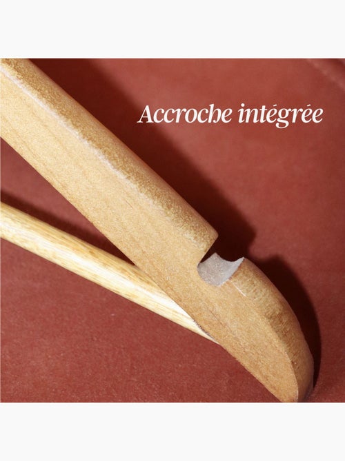 Lot de 10 cintres pour vêtements enfant premium avec crochet pivotant à 360° - Vivezen - Kiabi Lot de 10 cintres pour vêtements enfant premium avec crochet pivotant à 360° - Vivezen - Kiabi
