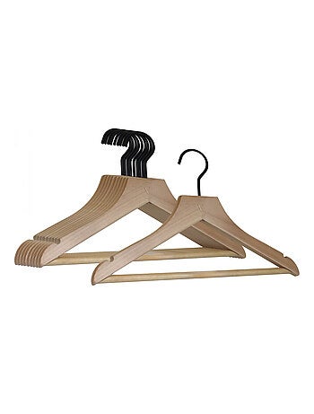 Lot de 10 cintres pour vêtements enfant premium avec crochet pivotant à 360° - Vivezen