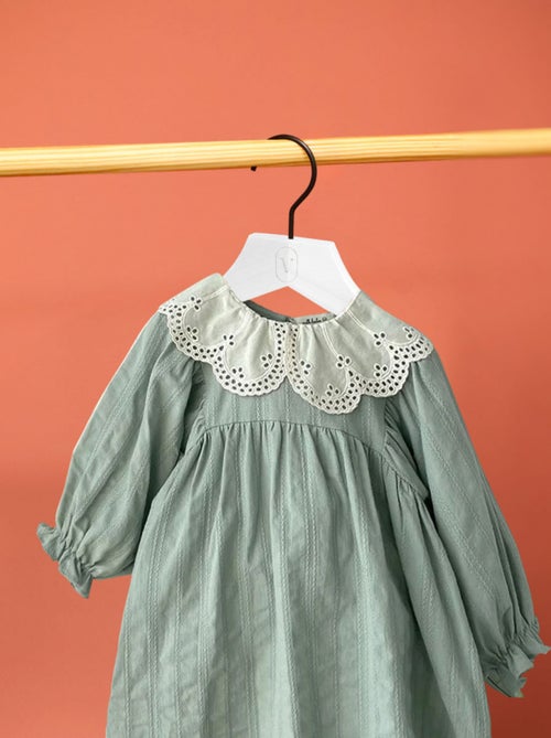 Lot de 10 cintres pour vêtements enfant premium avec crochet pivotant à 360° - Vivezen - Kiabi